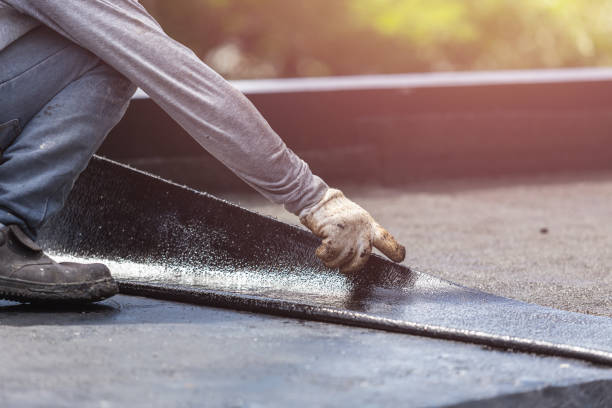 Professional Exterior Waterproofing technician working in Wheeling, IL